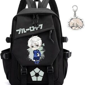 Women Men Unisex Nagi Sae Rucksack Shidou Bachira Backpack Hiori Kawaii AnimeBag